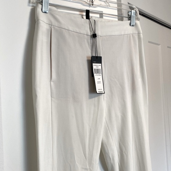 NWT [BCBGMaxAzria] Kurra Off White Straight Dress Pants - Women's Sz XS - Picture 5 of 12